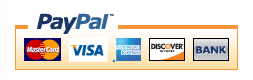 PayPal and major credit cards accepted
